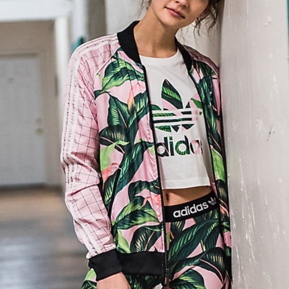 adidas palm leaf jacket